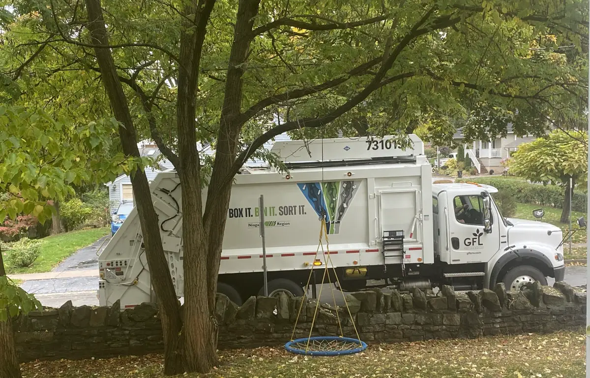 Niagara Region garbage truck