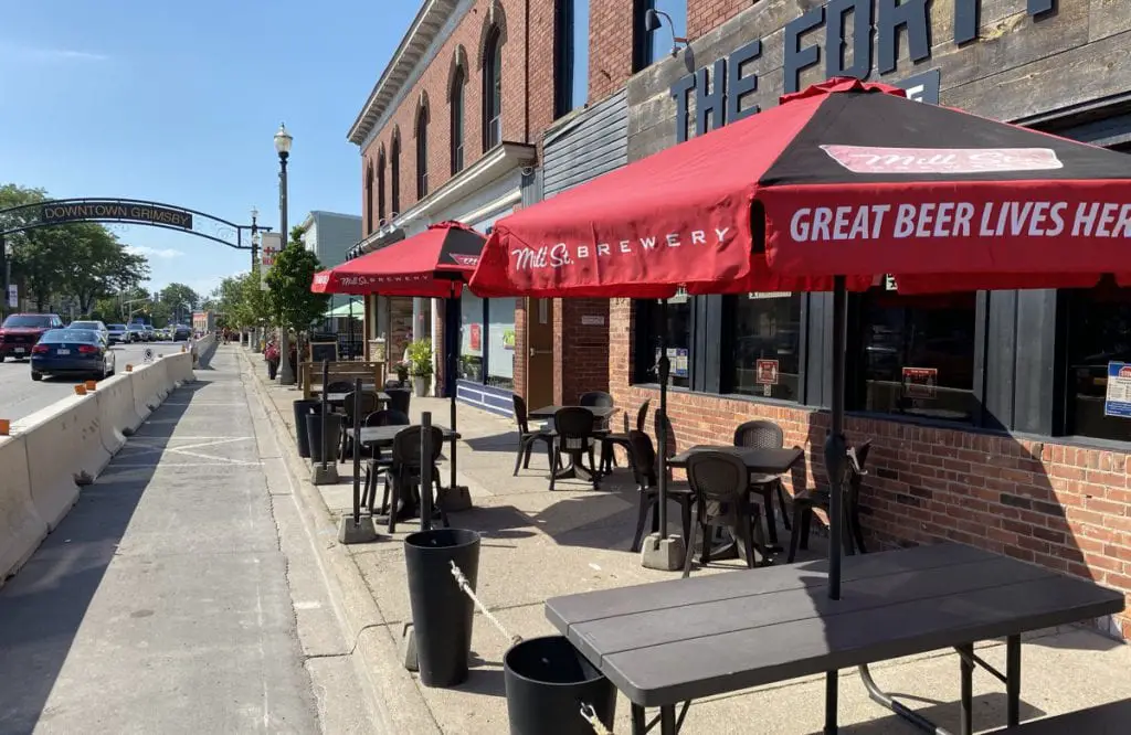 the forty pubs new expanded patio