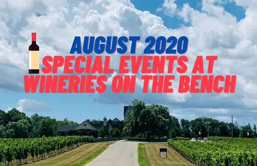 Beamsville Bench winery events still on for August 2020