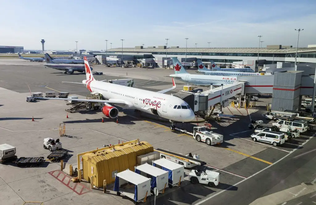 Pearson Airport in Toronto